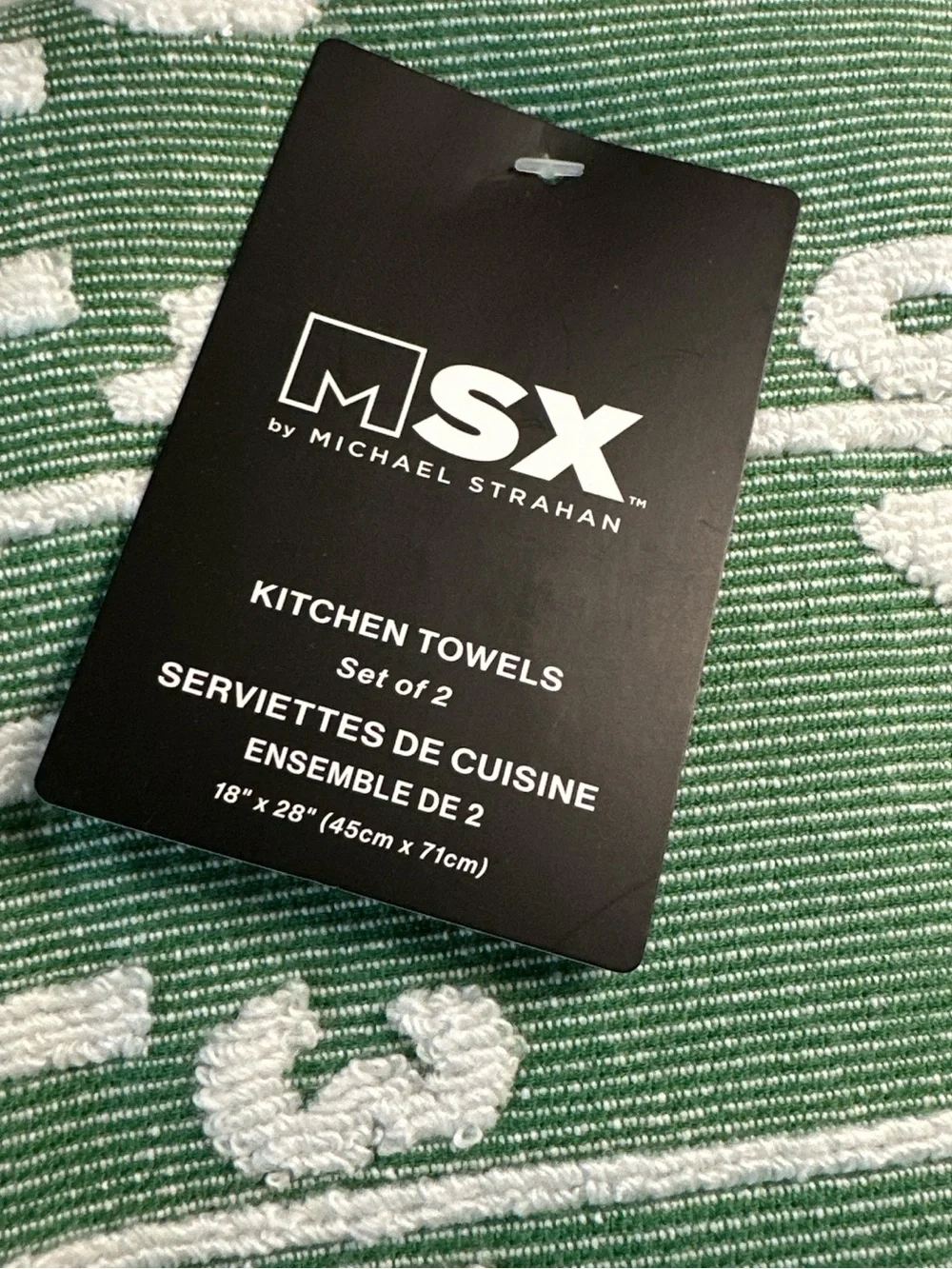 NEW MSX TOUCHDOWN Football Kitchen Towel Set/2